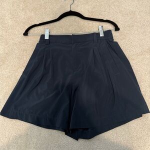 Women's Navy Villa Trouser Shorts
